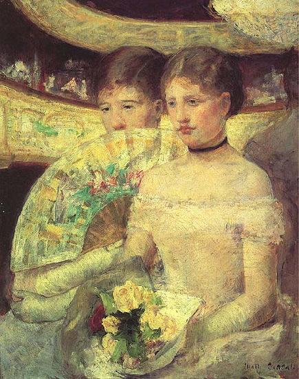 Mary Cassatt The Loge oil painting image